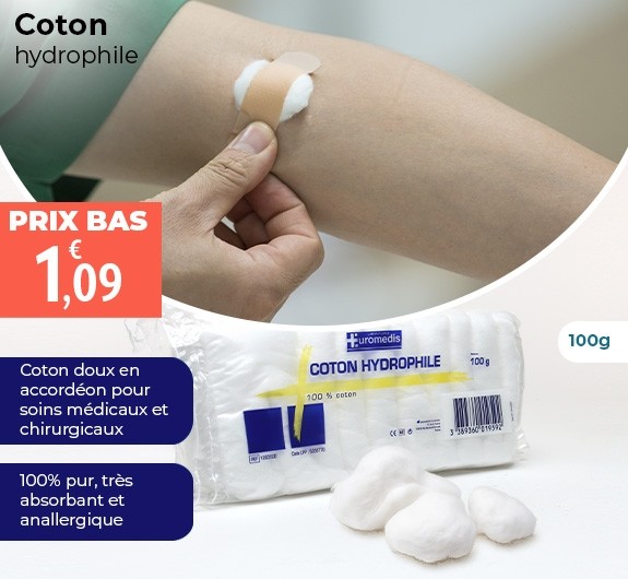 Prix bas coton hydrophile