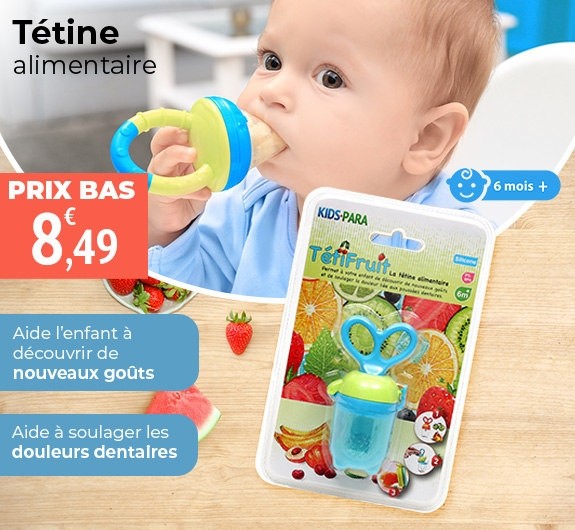 Prix bas Tétine alimentaire Tétifruit