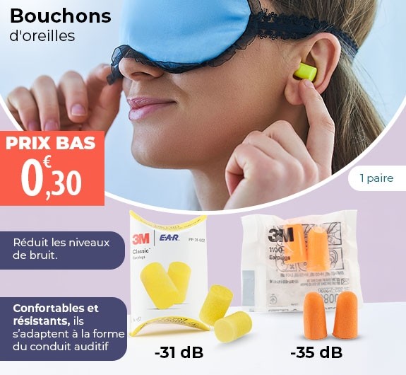 Prix bas Bouchons oreilles 3M